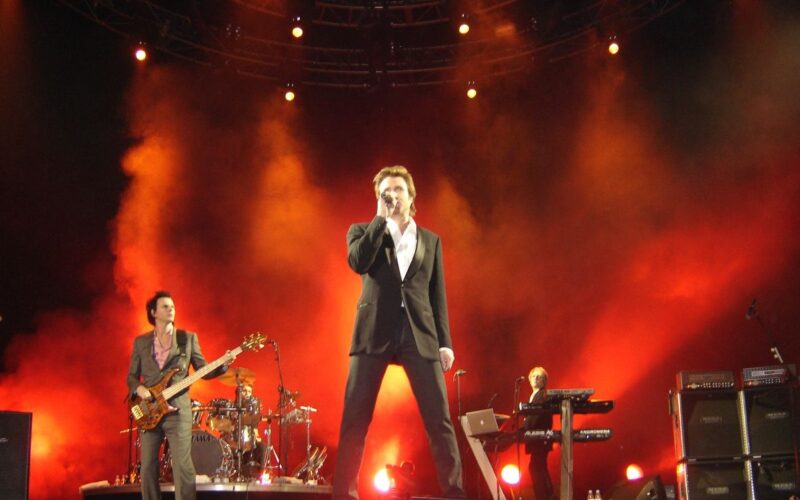 A Duran Duran koncert közben