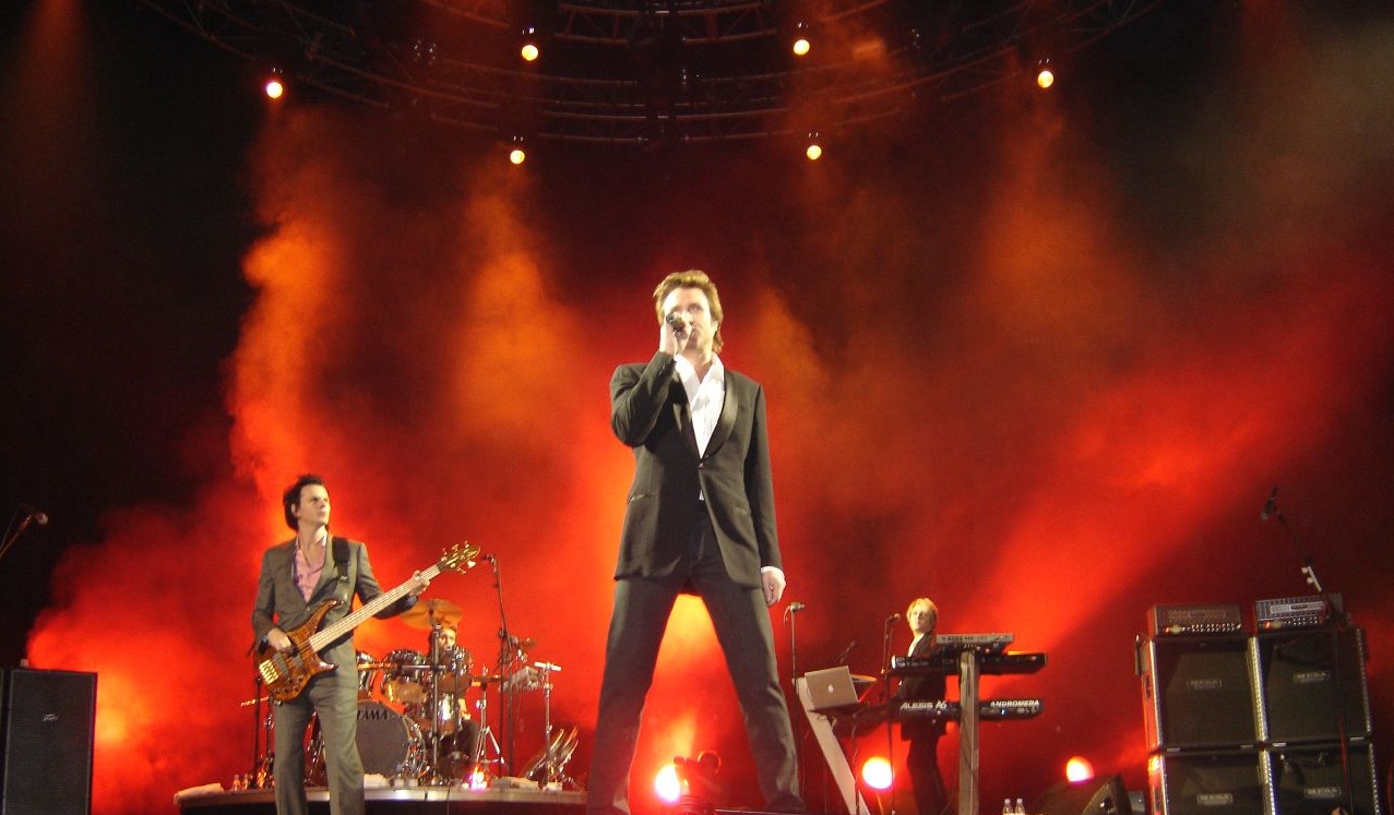 A Duran Duran koncert közben