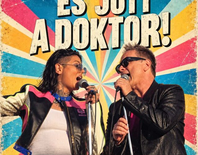 Geszti Péter és Oláh Ibolya És jött a doktor! című dalának hivatalos borítóképe