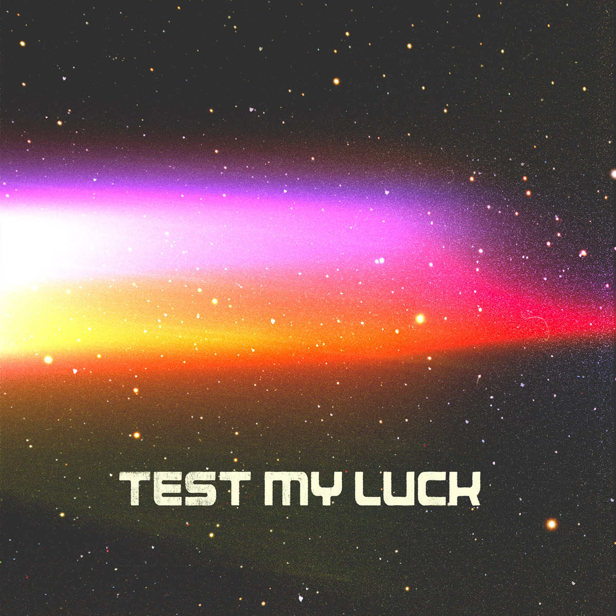 Purple Disco Machine és MEEK Test My Luck című dalának hivatalos borítóképe