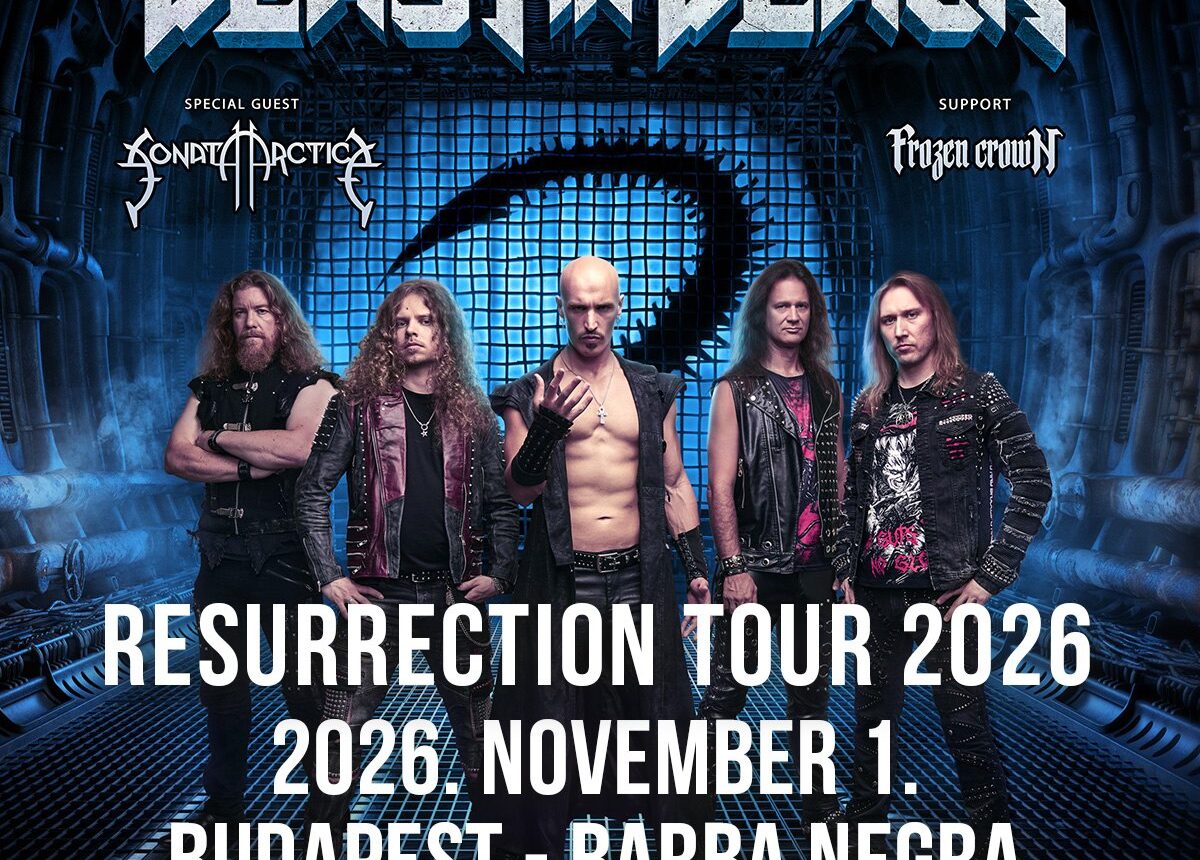 Beast In Black, Sonata Arctica és Frozen Crown – budapesti koncertplakát, 2026. november 1.