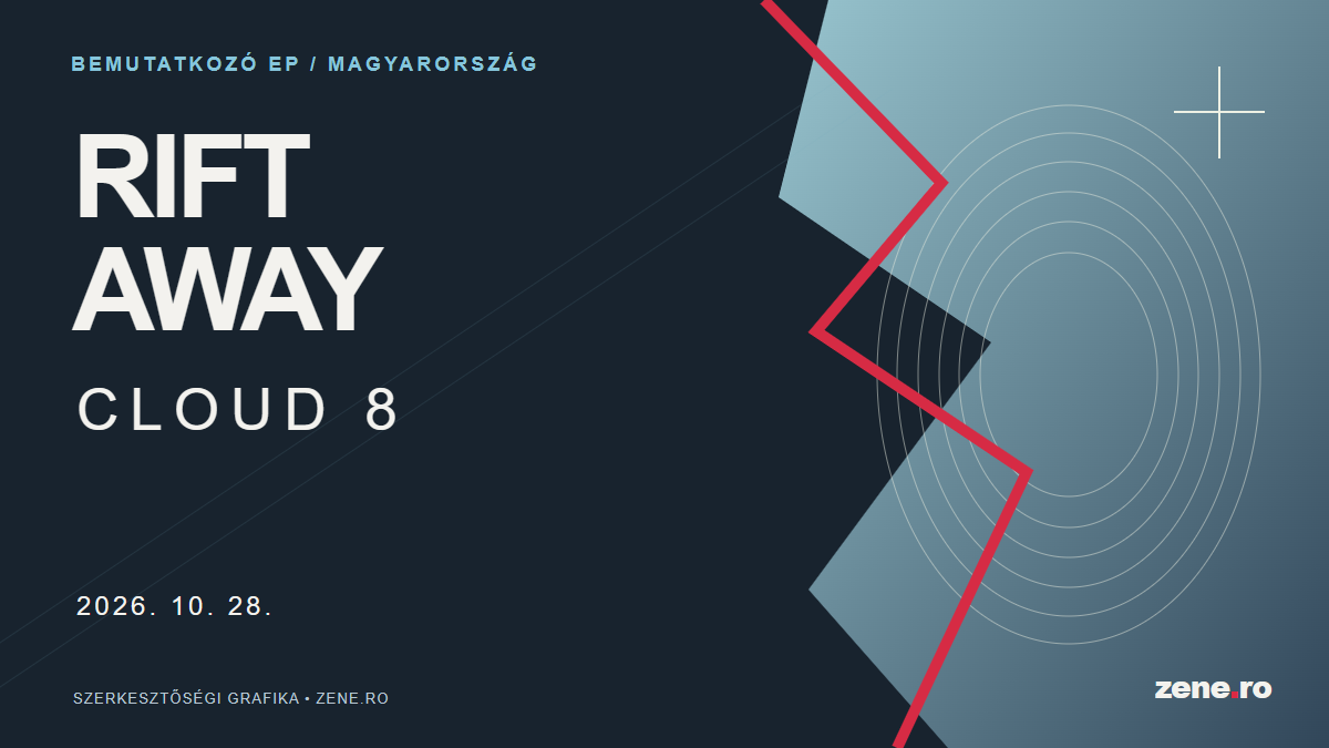 Rift Away – Cloud 8, október 28-i EP-megjelenés, a zene.ro szerkesztőségi grafikája